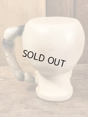 陶器製のスカルの50’sヴィンテージソルト&ペッパー