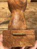 メロイックサインの木彫りの70’sヴィンテージアクセサリーボックス