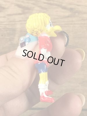 企業キャラクターのチャッキーチーズのヴィンテージミニPVCフィギュア