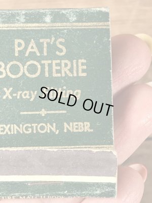 シューズメーカーで有名なフローシャイムの40〜50年代ビンテージブックマッチ