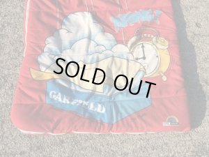 ガーフィールドの布製の80年代ビンテージスリーピングバッグ