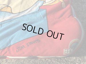 ガーフィールドの布製の80年代ビンテージスリーピングバッグ