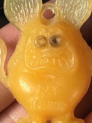 ガムボールマシンのガチャガチャで入っていたラットフィンクの60年代ビンテージチャームフィギュア