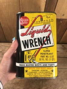 他の写真3: Liquid Wrench Oil Can　オイル缶　ビンテージ　リキッドレンチ　ブリキ　50〜60年代