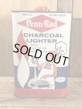 Penn-Rad Charcoal Lighter Oil Can　オイル缶　ビンテージ　ペンラッド　ブリキ　60年代