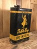 ダッチボーイのブリキ製の50〜60’sヴィンテージオイル缶
