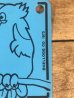 ケロッグのアドバタイジングキャラクター「ニュートンザオウル」の70年代ビンテージライセンスプレート
