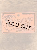 Kelloggs “Milton The Toaster” Plastic License Plate　ケロッグ　ビンテージ　ライセンスプレート　ミルトンザトースター　70年代
