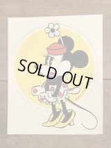 Walt Disney Character “Minnie Mouse” Sticker　ミニーマウス　ビンテージ　ステッカー　ディズニー　80年代