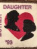 DaughterとMotherが描かれた90’sヴィンテージ刺繡パッチ