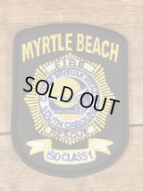 Myrtle Beach Fire Resque Patch　消防団　ビンテージ　ワッペン　パッチ　80年代