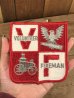 アメリカのボランティア消防士の70〜80年代ビンテージ刺繡ワッペン