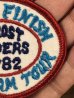 アメリカのカントリーミュージックバンド「ゴーストライダーズ」の80年代ビンテージ刺繡ワッペン