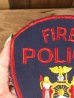 アメリカの消防警察の70年代ビンテージ刺繡ワッペン