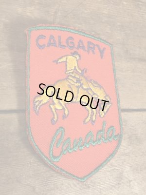 カナダアルバータ州Calgaryで開催されるロデオイベント「カルガリースタンピード」の80〜90’sヴィンテージ刺繡パッチ