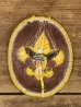 ボーイスカウトのユリの紋章の70〜80’sヴィンテージ刺繡パッチ