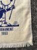 スヌーピのゴルフトーナメントの時の80年代ビンテージハンドタオル