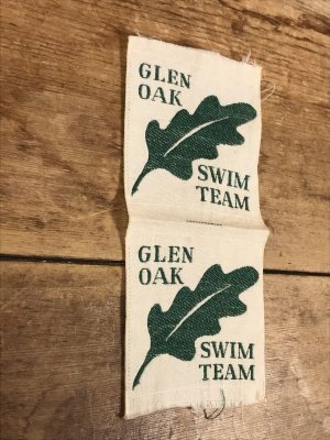 アメリカGlen Oakのスイムチームの80〜90’sヴィンテージ刺繡パッチ