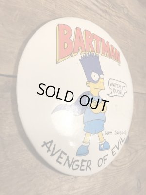 The Simpson'sのキャラクター“Bartman”の80’sヴィンテージビッグバッチ