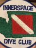アメリカワシントン州のInnerspace Dive Clubの70〜80’sヴィンテージ刺繡パッチ