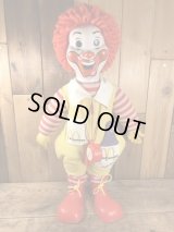 Hasbro Ronald McDonald Clown Plush Doll 　ロナルド　ビンテージ　笛吹ドール　マクドナルド　70年代
