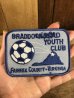アメリカバージニア州のBraddock Road Youth Clubの80〜90’sヴィンテージ刺繡パッチ