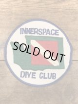 Innerspace Dive Club Patch　ダイビング　ビンテージ　ワッペン　パッチ　70〜80年代
