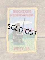 Buckskin Reservation West Va. Boy Scouts Patch　ボーイスカウト　ビンテージ　ワッペン　キャンプ　パッチ　70〜80年代