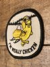 I'm Weally Chickenのメッセージが書かれた70〜80年代ビンテージ刺繡ワッペン