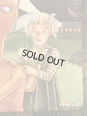 アメリカのマクドナルドで配布されたイーティーの80年代ビンテージポスター