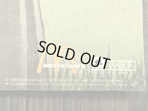 アメリカのマクドナルドで配布されたイーティーの80年代ビンテージポスター