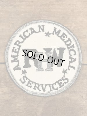 アメリカの医療機器小売業者の〜70年代ビンテージ刺繡ワッペン