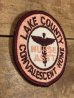 アメリカの理学療法クリニックLake County Convalescent Homeの〜70’sヴィンテージ刺繡パッチ