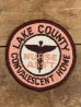 アメリカの理学療法クリニックLake County Convalescent Homeの〜70年代ビンテージ刺繡ワッペン