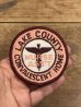 アメリカの理学療法クリニックLake County Convalescent Homeの〜70年代ビンテージ刺繡ワッペン