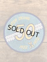 Water Skiing 50 Patch　ウォータースキー　ビンテージ　ワッペン　パッチ　70年代