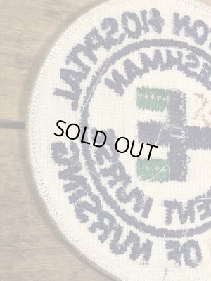 アメリカのカレッジ物(看護学校)の〜70’sヴィンテージ刺繡パッチ