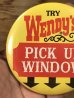 アメリカのファーストフード店「Wendy's」の80’sヴィンテージ缶バッチ