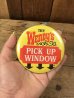 アメリカのファーストフード店「Wendy's」の80’sヴィンテージ缶バッチ