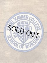 Saint Xavier College School Of Nursing Patch　カレッジ　ビンテージ　ワッペン　パッチ　〜70年代