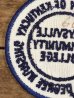 アメリカのユニバーシティ物(看護学校)の〜70’sヴィンテージ刺繡パッチ