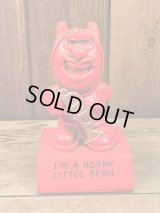 Paula Red Devil Message Doll　レッドデビル　ビンテージ　メッセージドール　置物　60年代