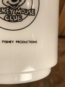 他の写真2: Libbey Mickey Mouse Club Milk Glass Mug　ミッキーマウスクラブ　ビンテージ　マグカップ　ミルクグラス　60年代〜