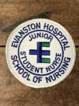 Evanston Hospital School Of Nursing Patch　カレッジ　ビンテージ　ワッペン　パッチ　〜70年代
