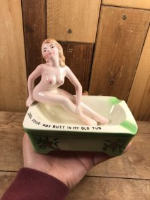 他の写真3: Nude Girl Bathtub Ceramic Ashtray　ヌード　ビンテージ　アシュトレイ　灰皿　JAPAN　50年代