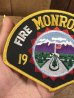 アメリカウィスコンシン州モンローの消防署の90年代〜ビンテージ刺繡ワッペン