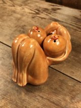 Nude Boob Lady Ceramic Salt & Pepper　ヌード　ビンテージ　ソルト＆ペッパー　おっぱい　JAPAN　60年代