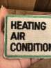 アメリカの暖房空調の70年代ビンテージ刺繡ワッペン