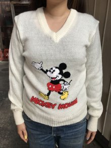 他の写真1: Disney Character Fashions Mickey Mouse Knit Sweater　ミッキーマウス　ビンテージ　セーター　ディズニー　ニット　70年代