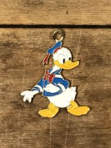 Disney Donald Duck Metal Charm　ドナルドダック　ビンテージ　チャーム　ディズニー　70〜80年代